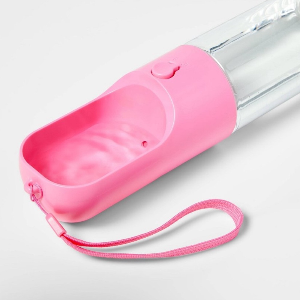 Dog Water Bottle - Pink - Sun Squad